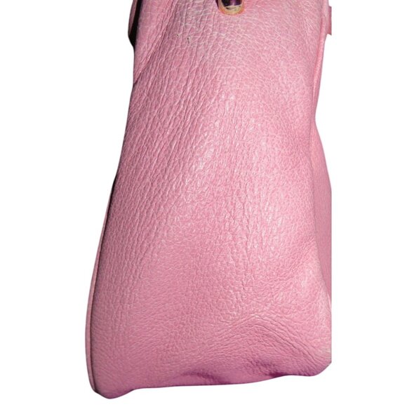 Kate Spade Vintage Pink Leather Braided Handles Shoulder Bag - Picture 4 of 13